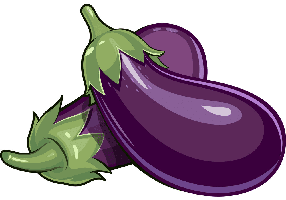 Eggplants clipart