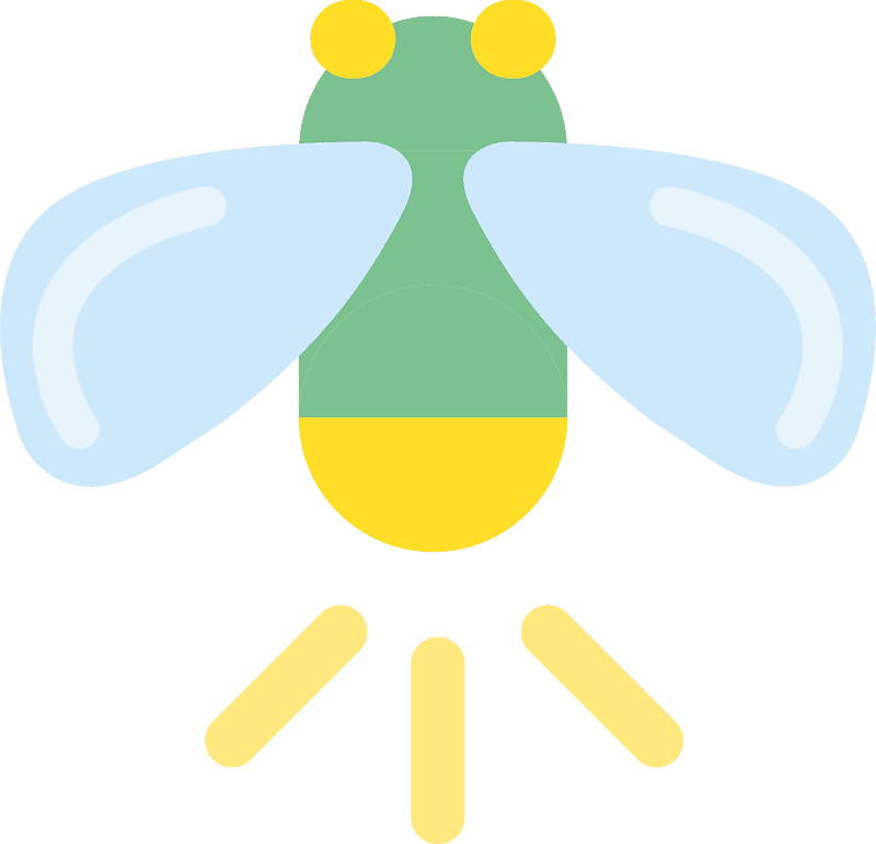 Firefly clipart transparent for free