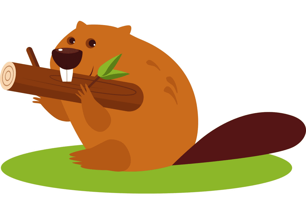 Free Beaver clipart picture