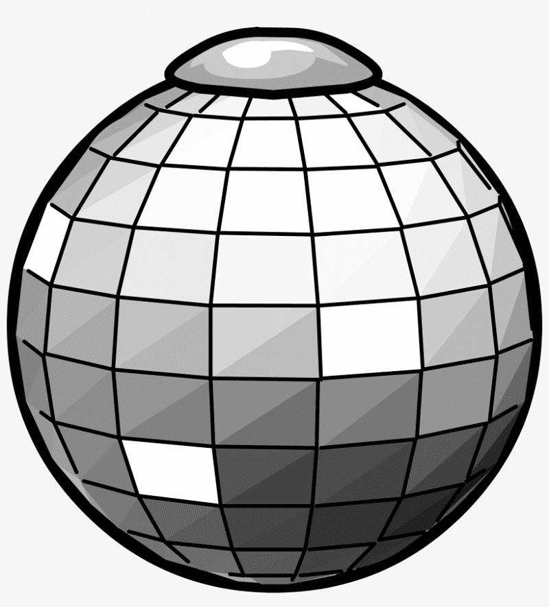 Free Disco Ball clipart picture