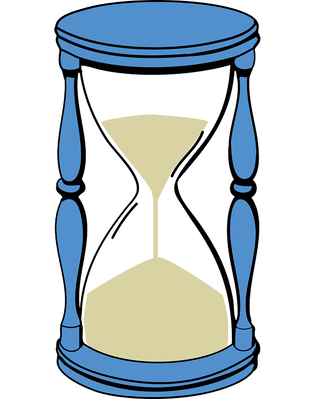 Free Hourglass clipart image