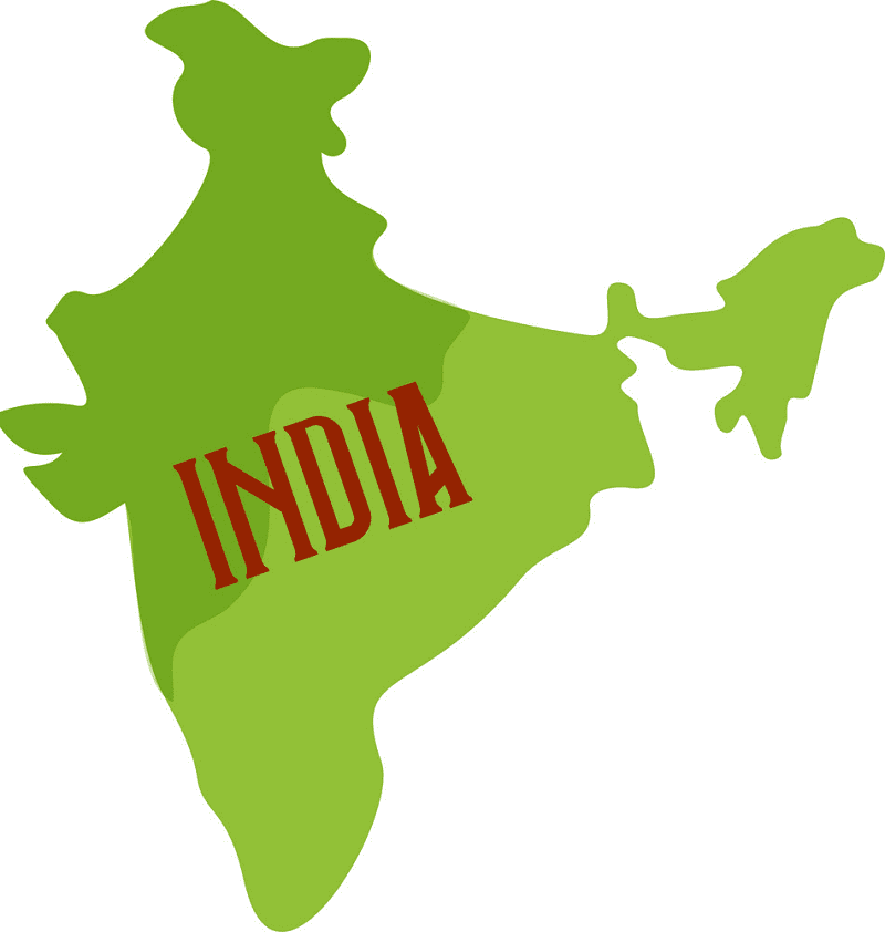 Free India Map clipart download