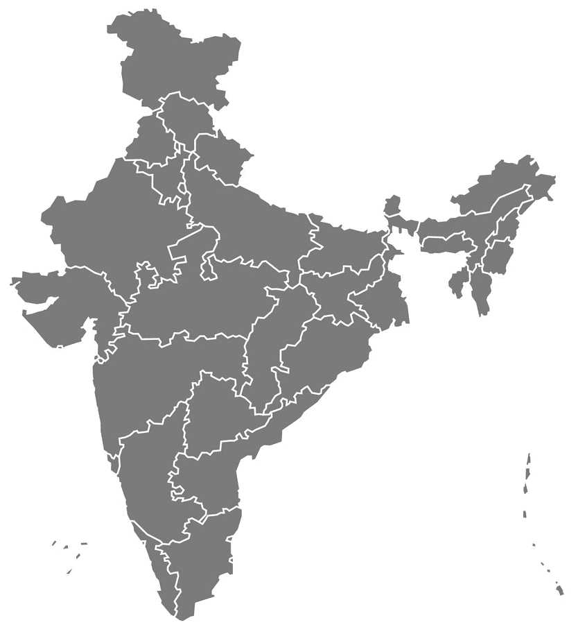 Free India Map clipart image