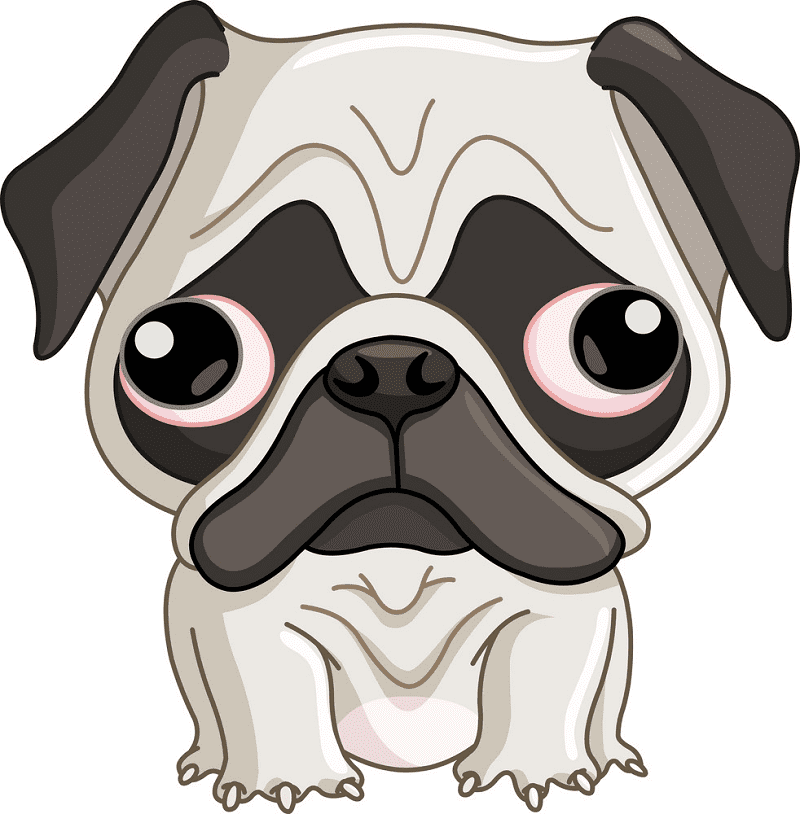 Free Pug clipart download