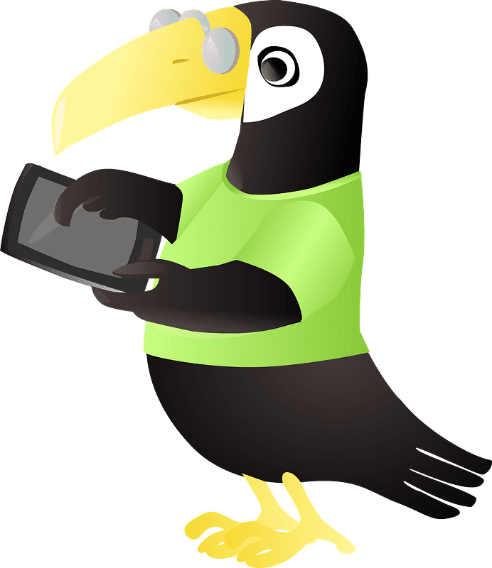 Free Toucan clipart transparent