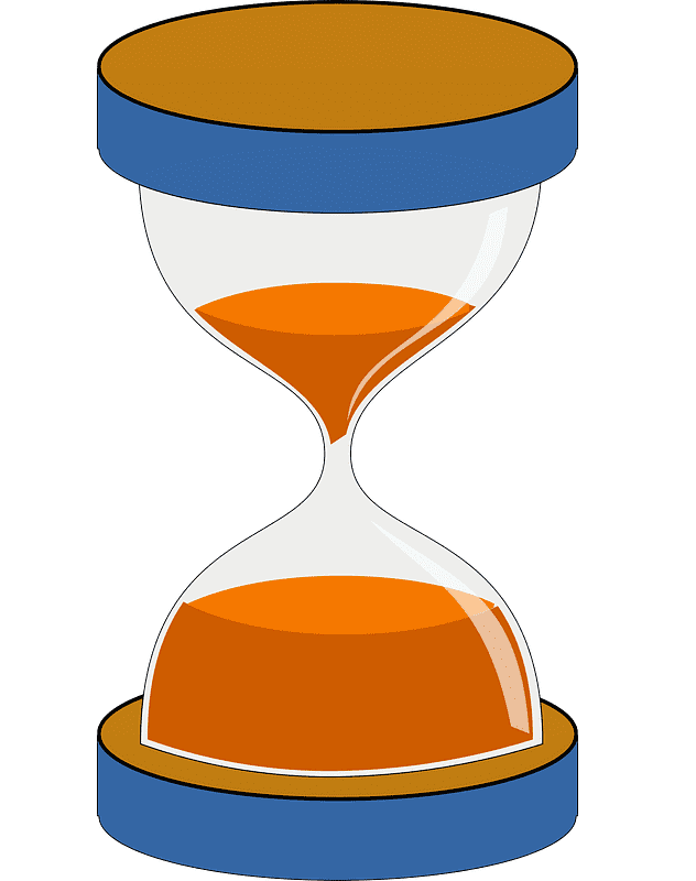 Hourglass clipart free 1
