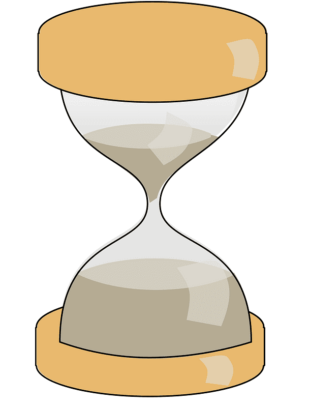 Hourglass clipart free 2