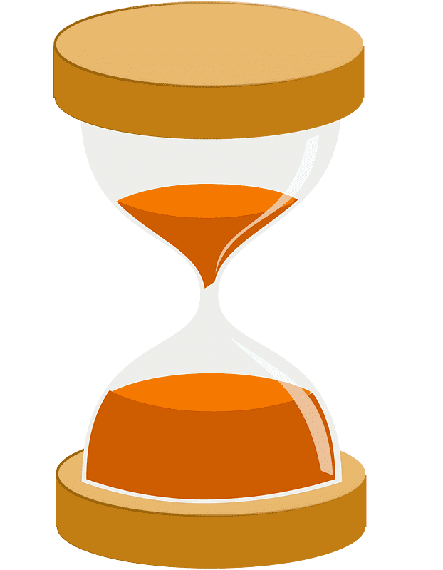 Hourglass clipart free 3