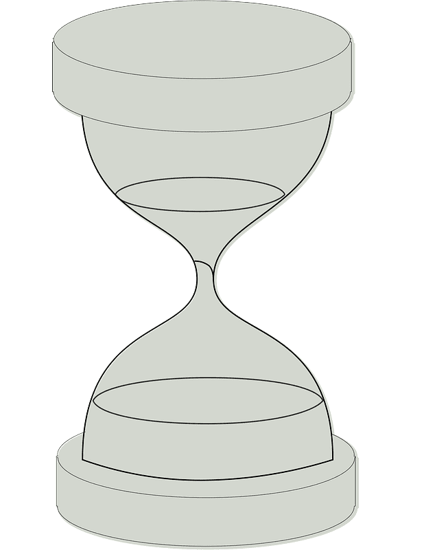 Hourglass clipart free 5
