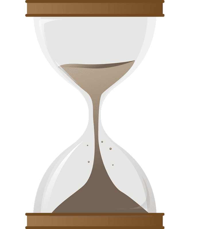 Hourglass clipart free 8