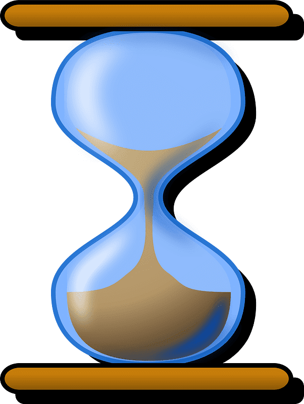 Hourglass clipart transparent background 1