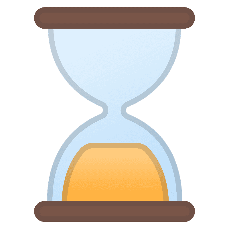 Hourglass clipart transparent background 6