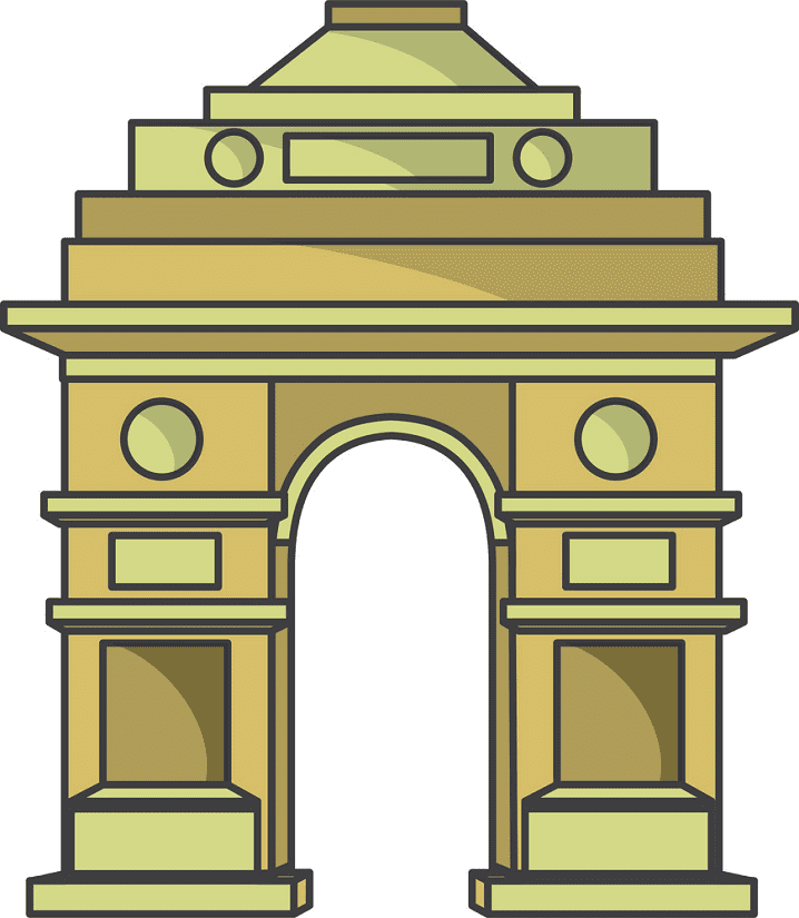 India Gate clipart png download