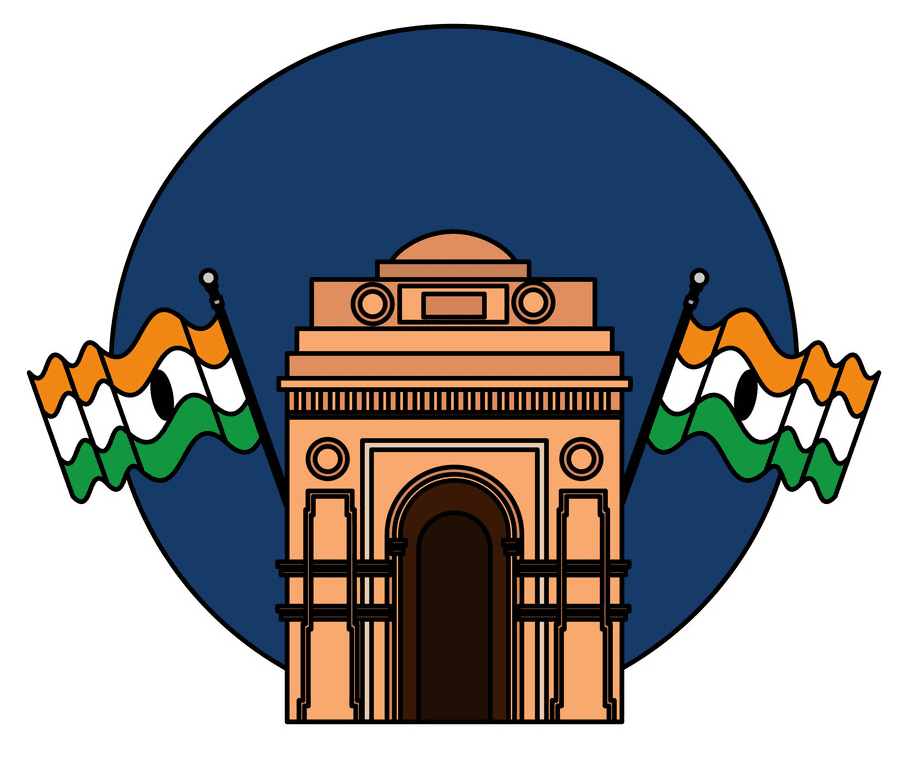 India Gate clipart png