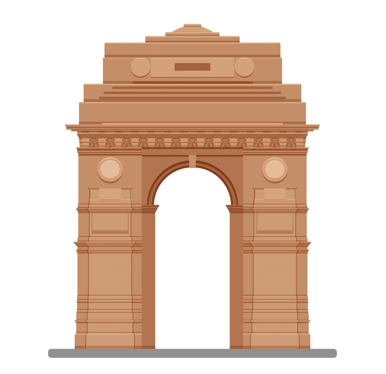India Gate clipart
