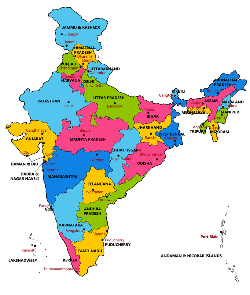 India Map clipart image