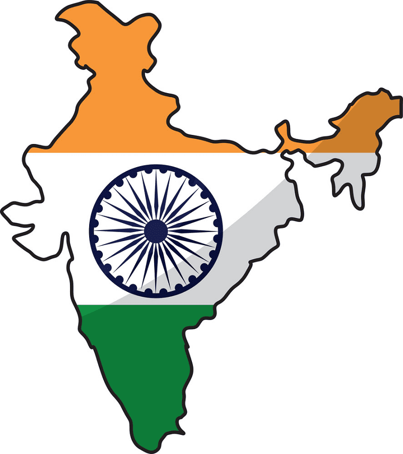 India Map clipart png