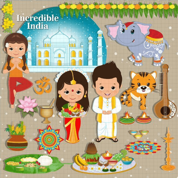 Indian Festivals clipart for free