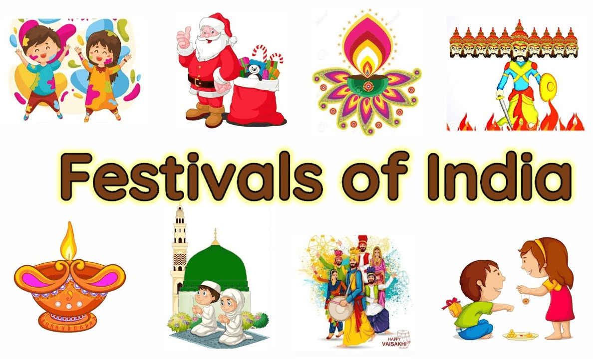Indian Festivals clipart free