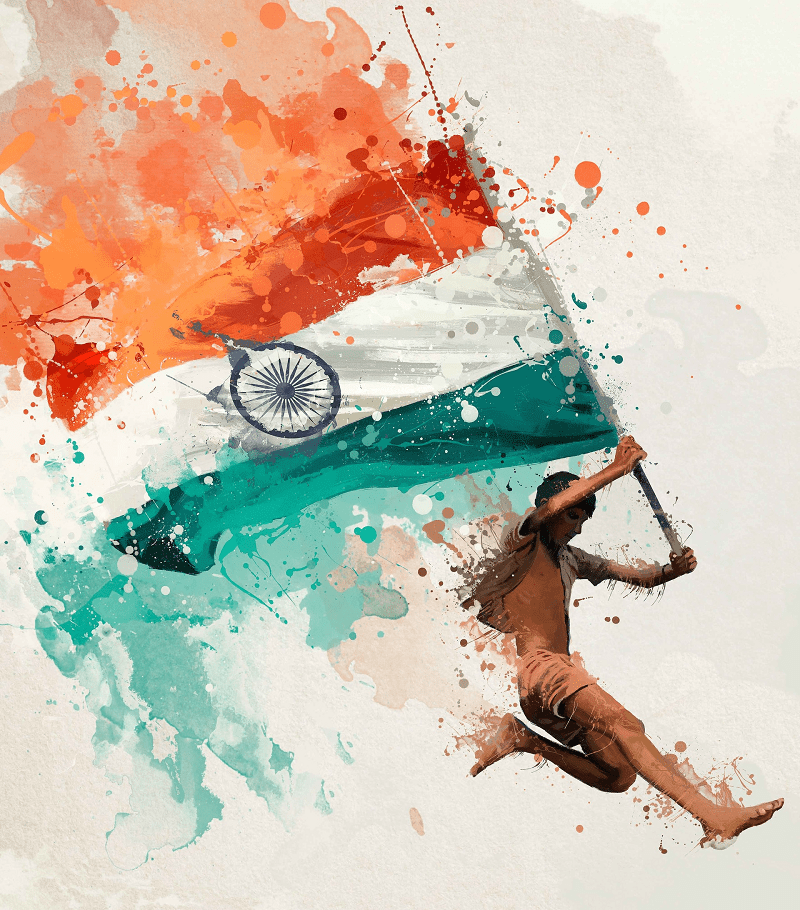 Indian Independence Day Art