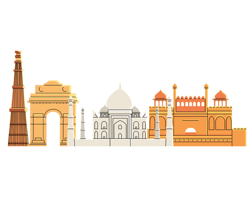 Monuments of India Clipart