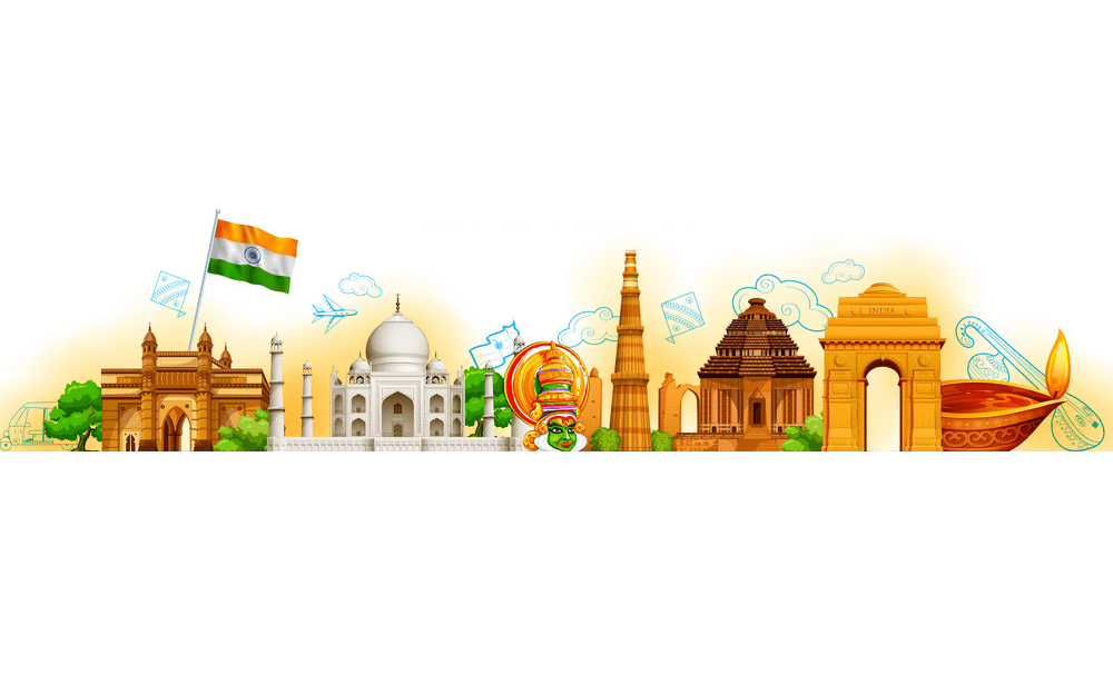 Monuments of India clipart image