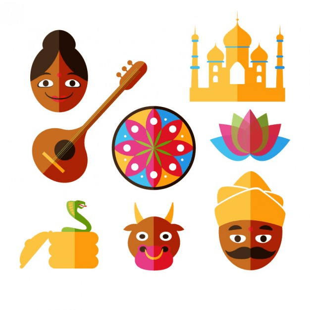 National Symbols of India clipart download