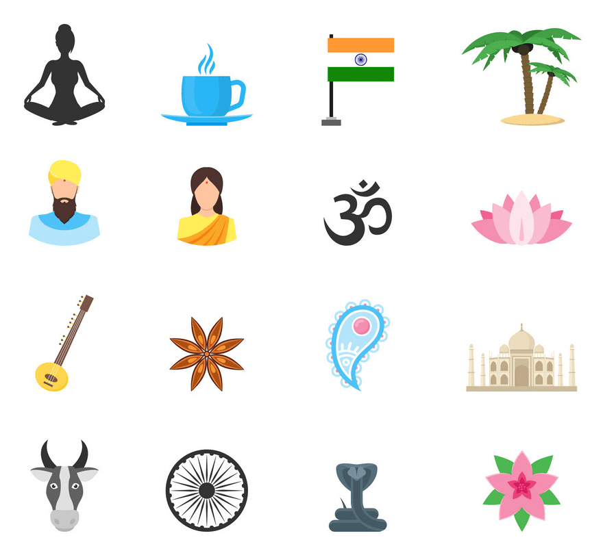 National Symbols of India clipart image