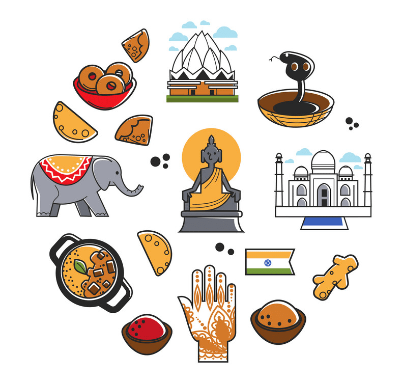 National Symbols of India clipart png