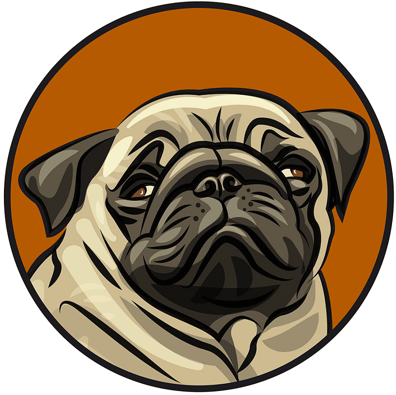 Pug clipart picture