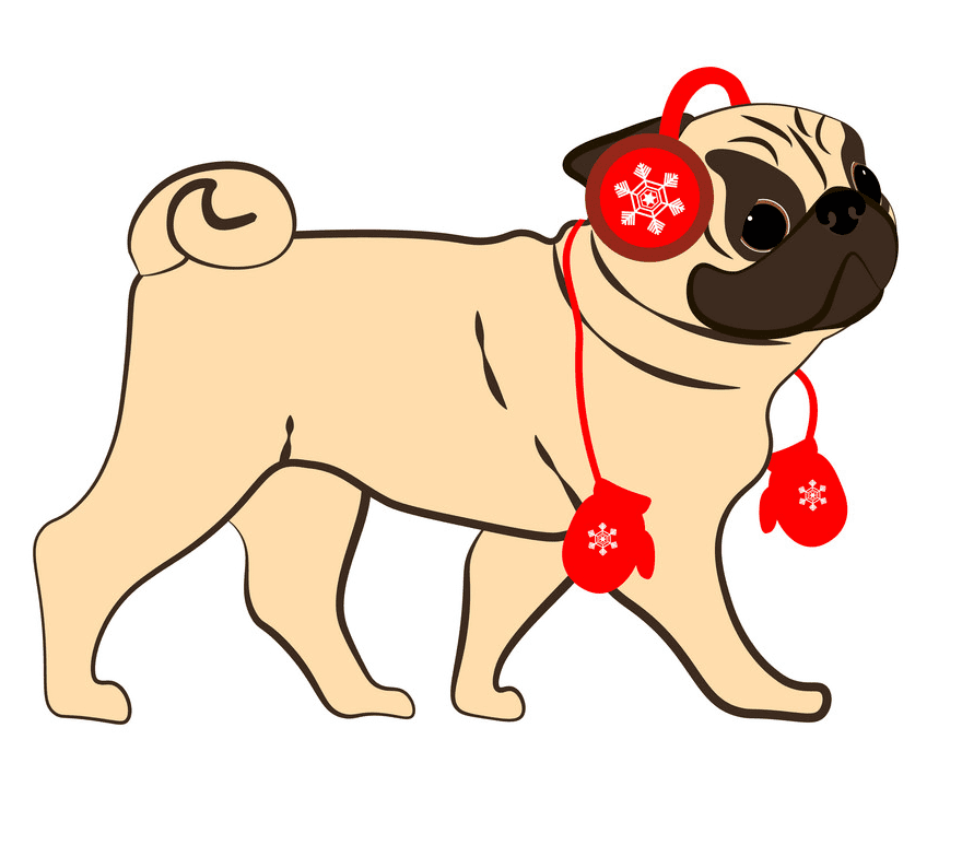 Pug clipart png image