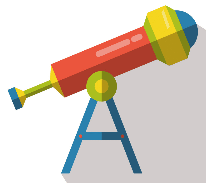 Telescope clipart 8