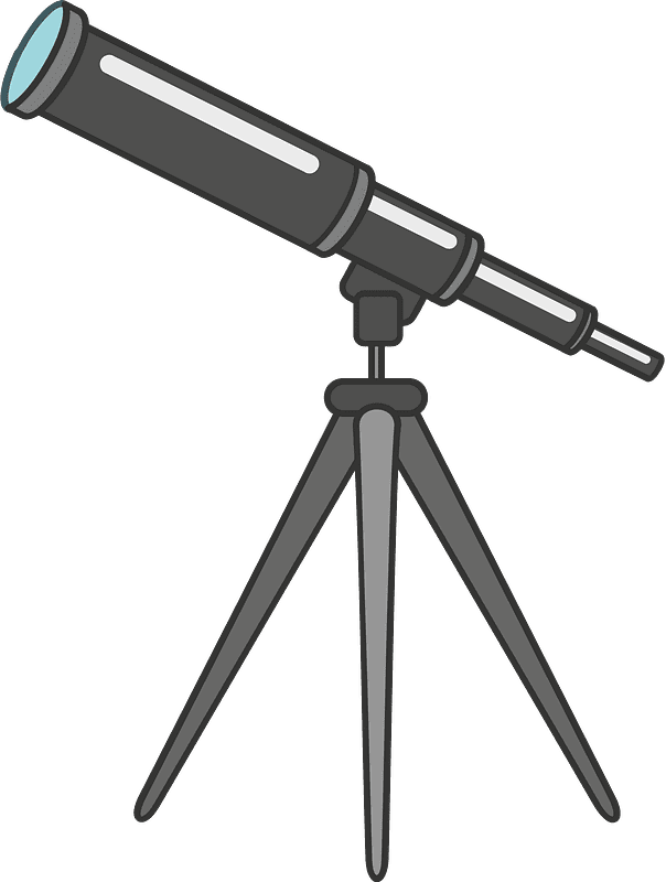 Telescope clipart transparent for free