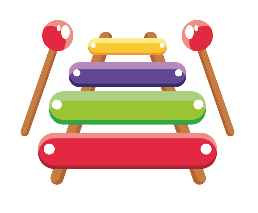 Xylophone clipart 3