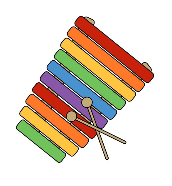 Xylophone clipart 6