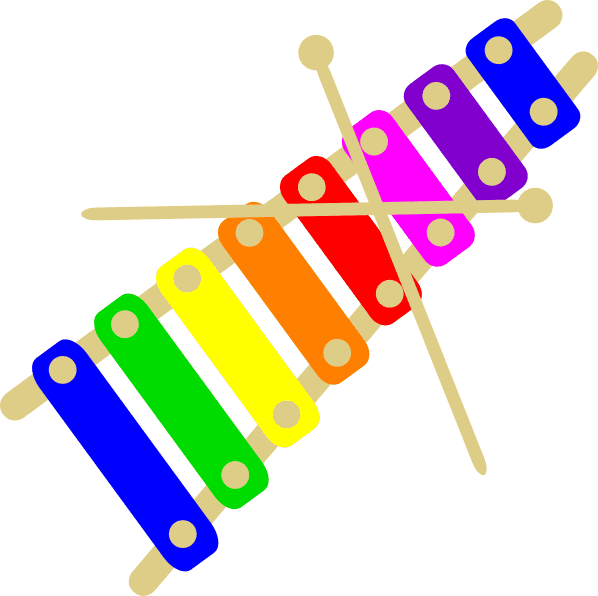 Xylophone clipart free 1