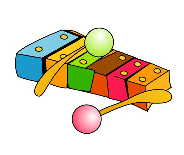 Xylophone clipart free 4