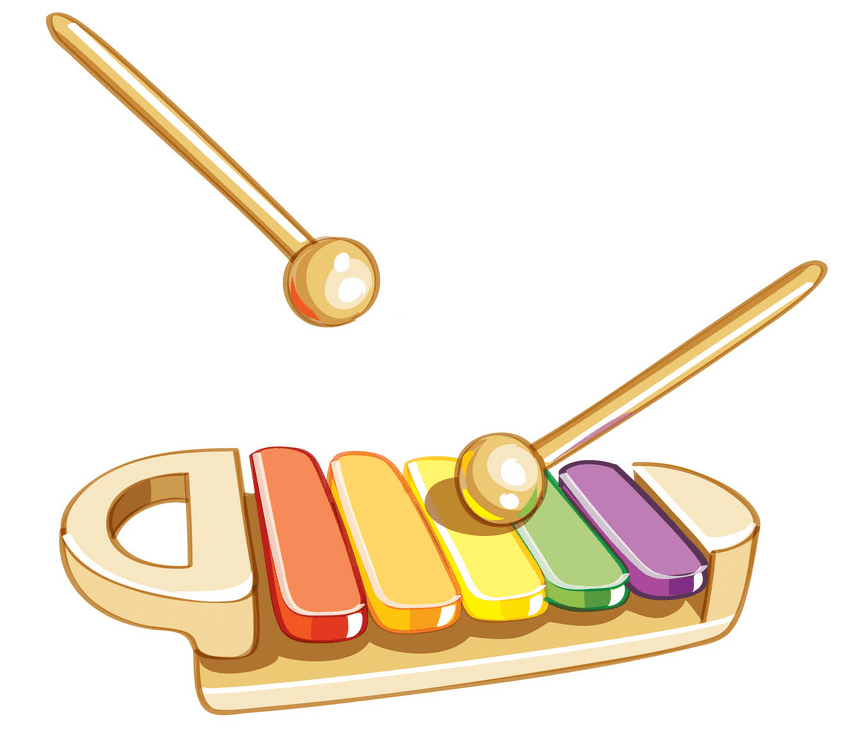 Xylophone clipart free 6