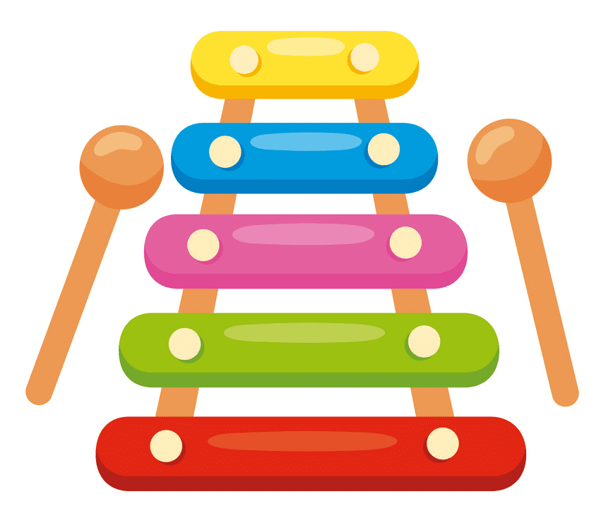 Xylophone clipart free for kids