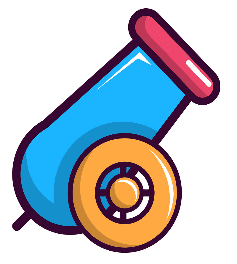 Circus Cannon Clipart Image