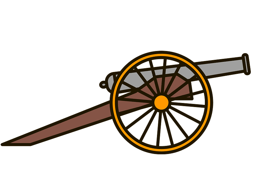 Civil War Cannon Clipart Image