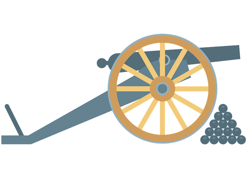 Civil War Cannon Clipart Png