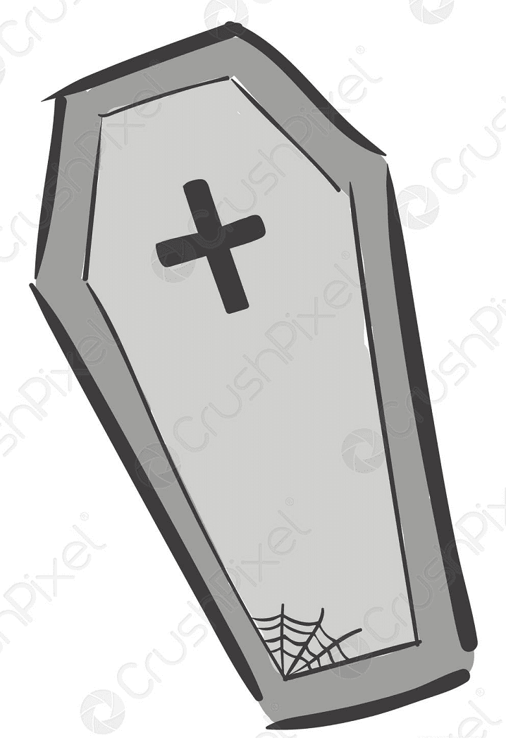 Coffin Clipart 4