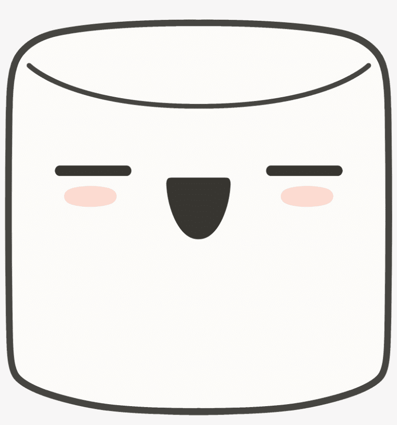 Cute Marshmallow Clipart Png Image