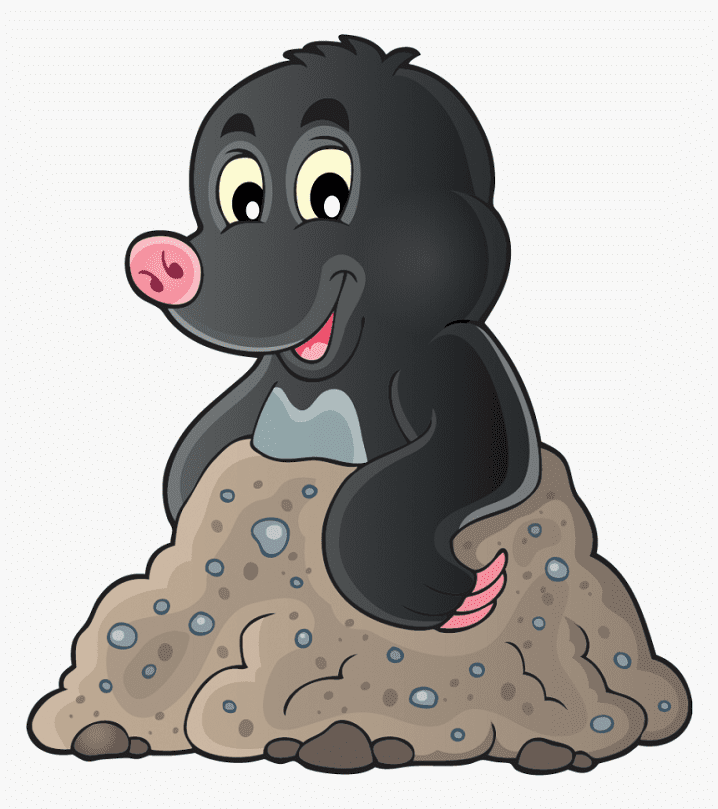 Cute Mole Clipart