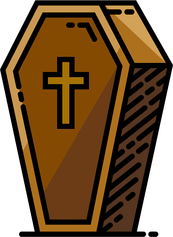Free Coffin Clipart Transparent Background