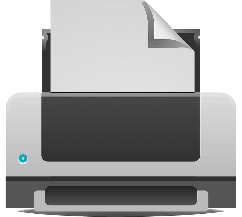 Free Printer Clipart Transparent Background