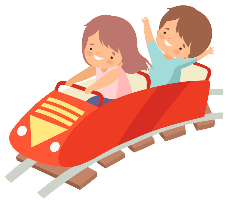 Free Roller Coaster Clipart Image