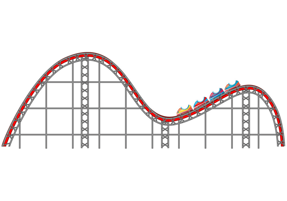 Free Roller Coaster Clipart
