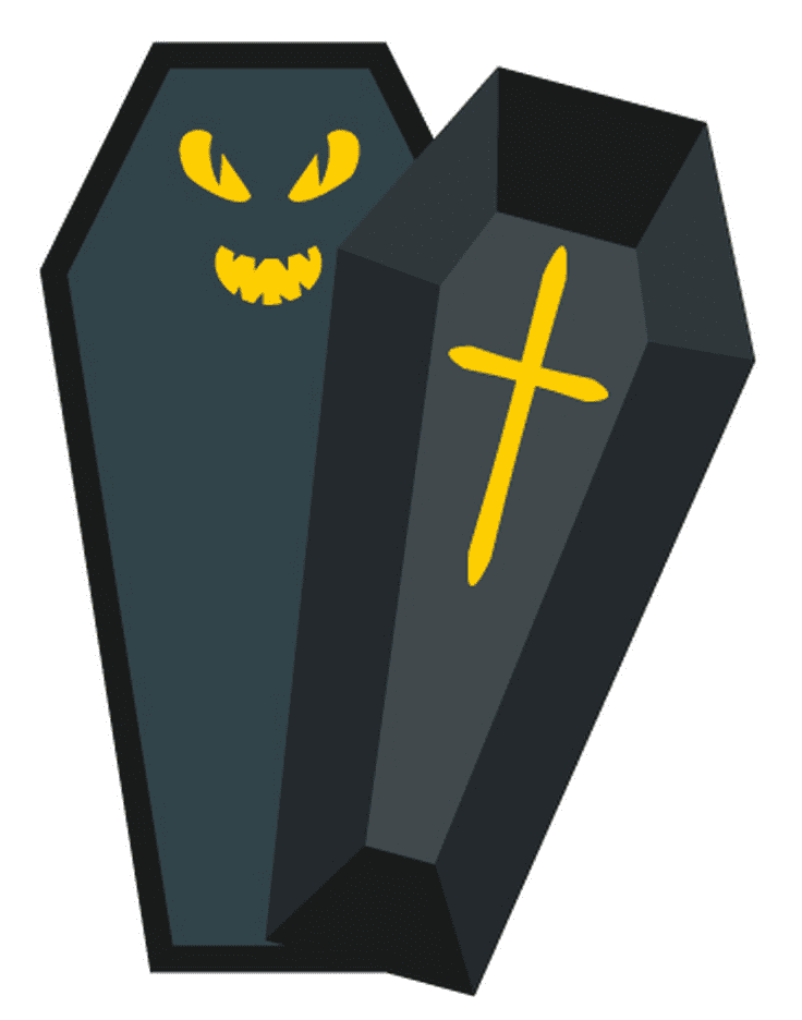 Halloween Coffin Clipart Free